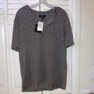 Men’s Gray Henley Tee NWT